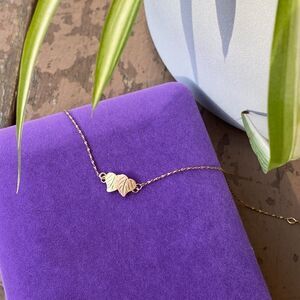 💛 14k Leaf & 14k GF Black Hills Bracelet